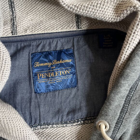 Tommy Bahama x Pendleton Sweatshirt Mens L Island Serape Hoodie Full Zip Sweater - Picture 8 of 15
